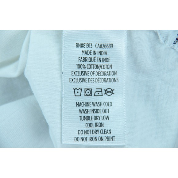 Robert Graham T-Shirt Men's 2XL White Graphic Print Cotton Short Sleeve - Picture 6 of 7